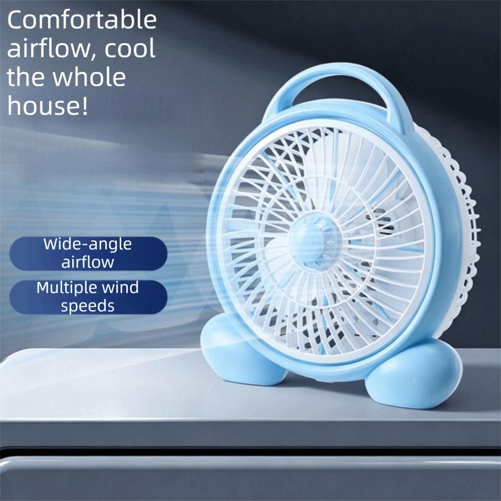 Low Noise Portable Small Table Fan Compact Design Quiet Personal Cooling Fan  Dorm