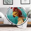 chicken joe surfs up sweet surf Throw Blanket Warm Cozy Throw Blanket for Living Room Couch