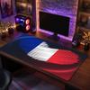 France Football Logo Fare Altlığı, Geniş Kaymaz Kauçuk Masa Matı, Oyun Ofis Dizüstü Bilgisayar Fanı Hediyesi