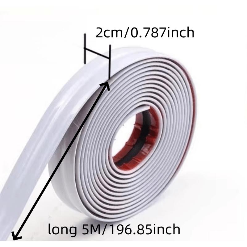 1PC 5M/196.85in Self-Adhesive Wall Corner Decor Strip Anti-collision Mirror Wall Sticker Internal External Corner Decor Strip