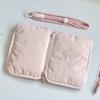 Ballet rabbit card bag, ID storage bag, neck hanging style, travel small passport holder, portable miscellaneous storage bag