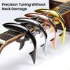 Metal Shark Guitar Capo Heavy Duty Zinc Alloy Universal Ukulele Acoustic Classical Folk Electric Guitar Tuner Clip Music Instruments Tools