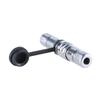 Metal SF6 Plug And Socket Pair  Industrial Connectors Quick Push Pull Precise For Digital Cables