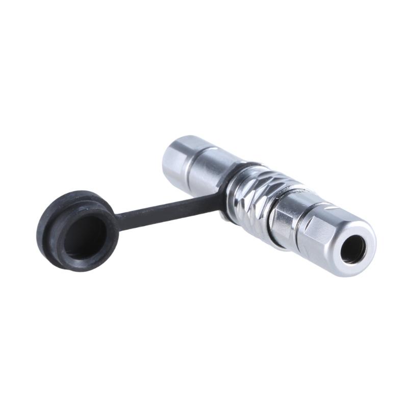 Metal SF6 Plug And Socket Pair  Industrial Connectors Quick Push Pull Precise For Digital Cables