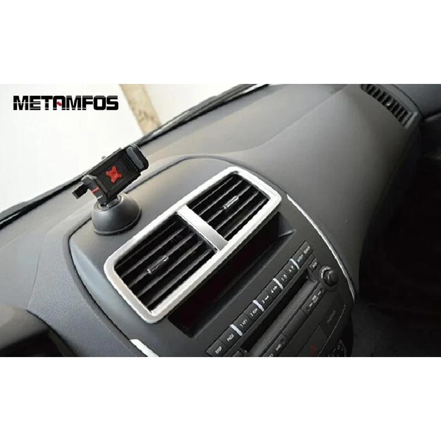 For Mitsubishi ASX 2011 2012 2013 2014 2015 Matte Center Console Dashboard Air Condition Vent Outlet Cover Trim Car Accessories