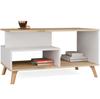 Olympo 1P Coffee Table White Oak Artisan Living Room Coffee Table 90X49X48 Cm