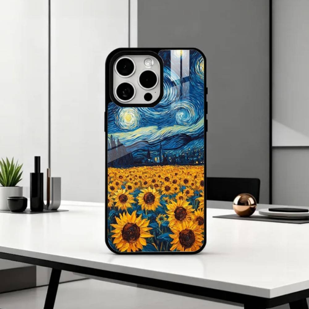 V-Van G-Gogh The Starry Night   Phone Case For iPhone17,16,15,14,13,12,11 Plus,Pro Max Magnetic For Magsafe Wireless Charging