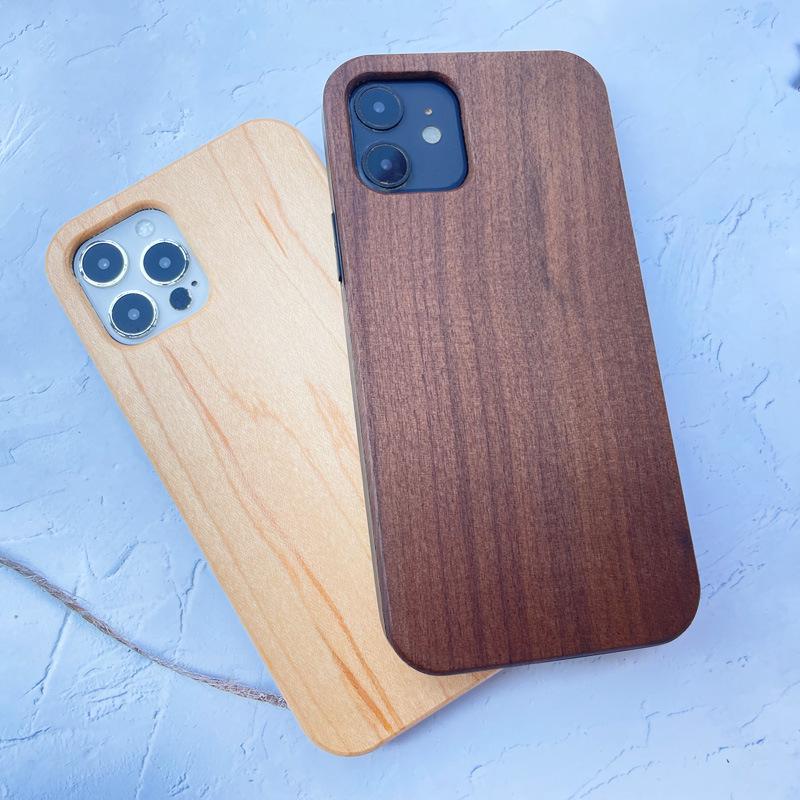 Retro-Stil Holz iPhone 12/12 Pro Max Grafikdesign Schutzhülle