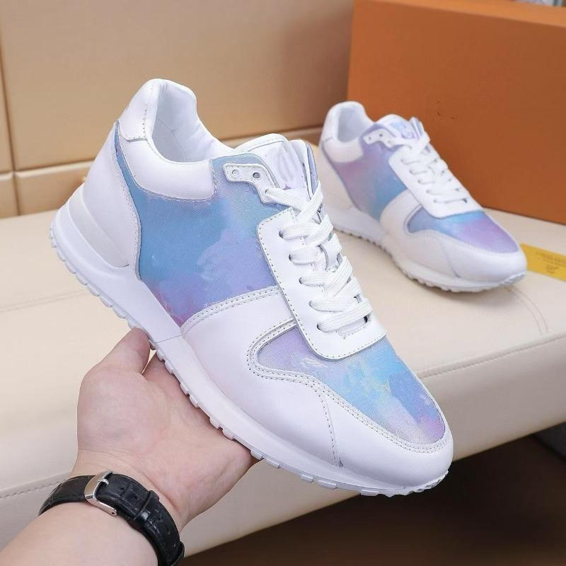 20 neue Leder-Low-Top-Rundkopf-Sportschuhe und Freizeitschuhe aus Naturleder, erste Schicht Rindsleder