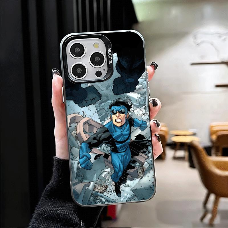 I-Invincible Anime Soft Phone Case for iPhone 15 16 17 Pro Max 17Air 16E 14 Plus 13 12 Mini Shockproof Cover Back Shell