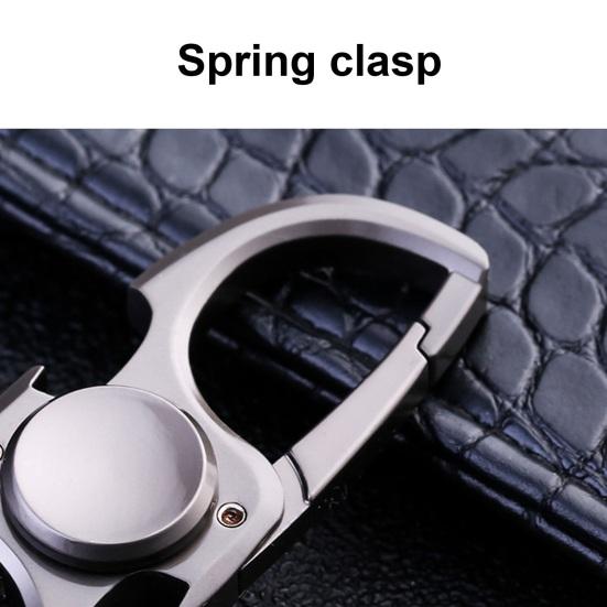 Brelok 3 w 1 ze stopu cynku, antystresowy, ze stali nierdzewnej, odporny na zarysowania, żyroskop na czubku palca, przenośny