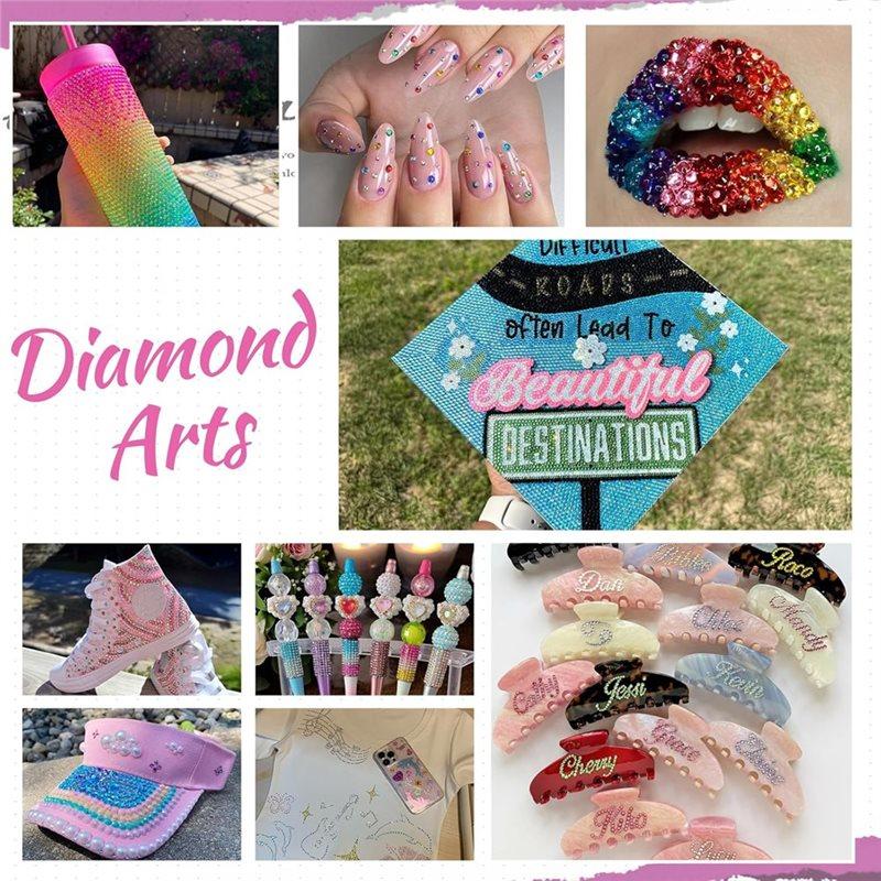 Jelly Resin Rhinestone Bedazzler Kit-48 Colors, 3Mm 48000Pcs Multicolor Flatback Gems For Crafting With B7000 Glue
