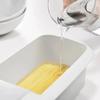 Microwave Pasta Cooker with Strainer Heat Resistant Boat Steamer Spaghetti Noodle Cooking Box Tool Kitchen Accessories