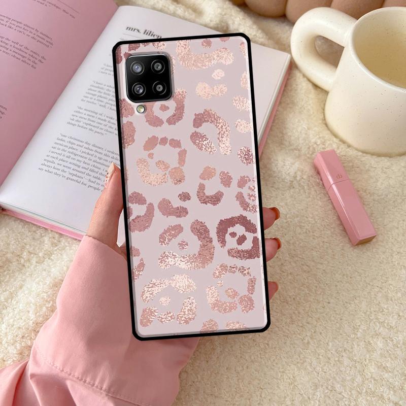 Love Rose Gold Style For Samsung Galaxy A55 A35 A15 A32 A12 A22 A52 A54 A34 A14 A56 A36 A26 A16 A13 A53 A06 Case