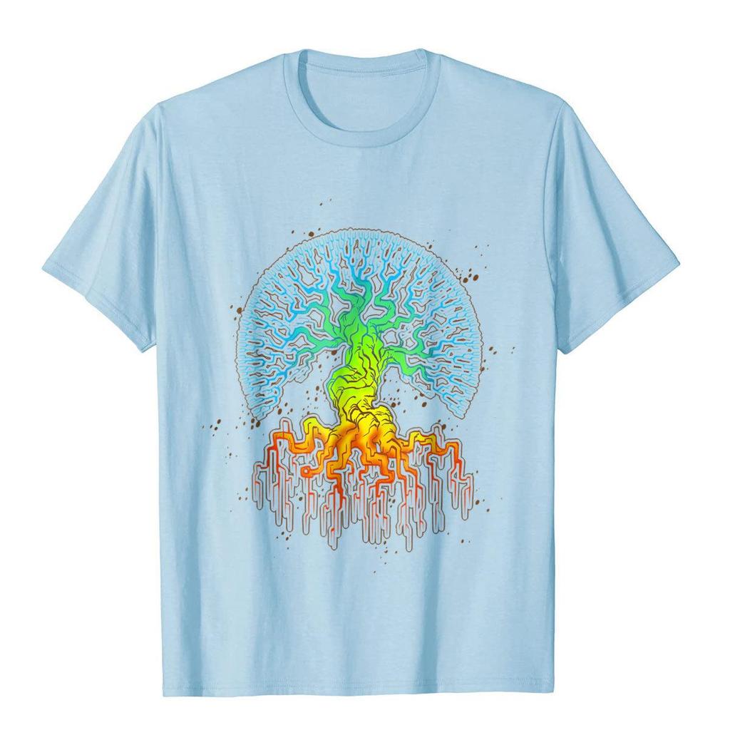 Shirt.Woot Fractal Tree Of Life T-Shirt Rife Man Tops Shirt Leisure T Shirt Kawaii Men Clothing Cotton Beach