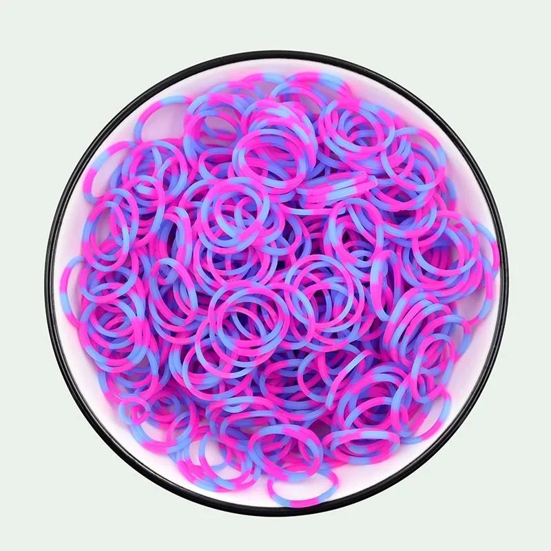 600pcs DIY Toys Rubber Bands Loom Set Kid DIY Bracelet Silicone Rubber Bands Elastic Weave Loom Bands Toy for Kids Goods