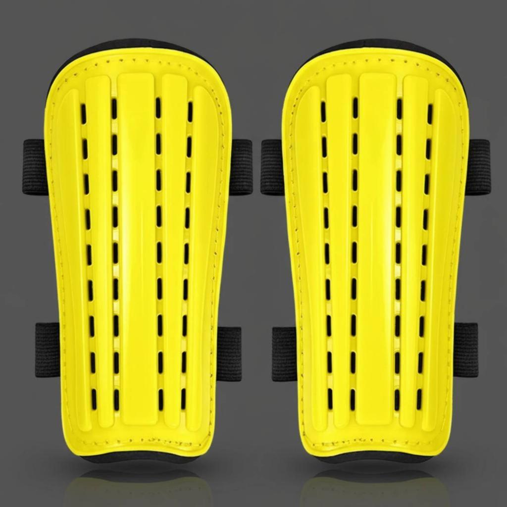 Football Shin Guard Set, Protectors, , Leg Pads with Shockabsorbing Core And Nonslip