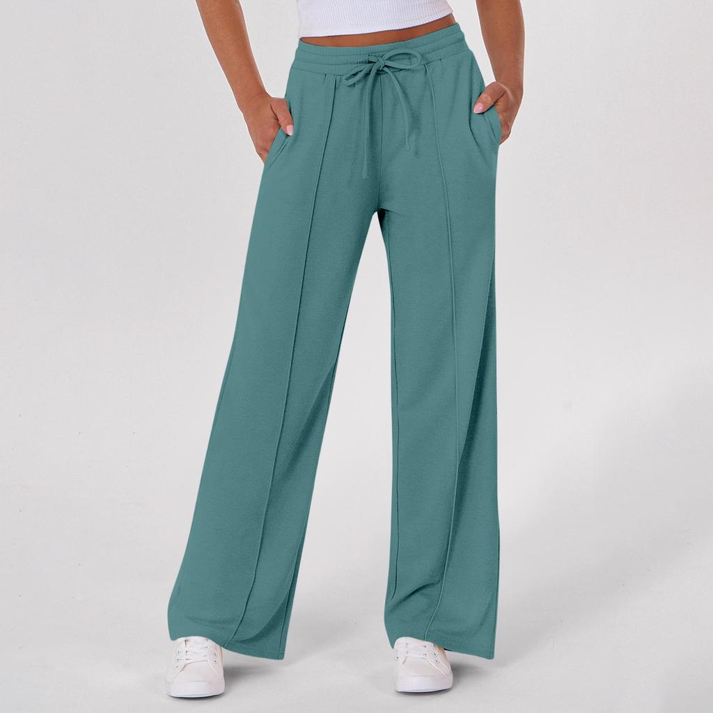 Women's High Waisted Wide Leg Sweatpants Casual Yoga Jogger Pants