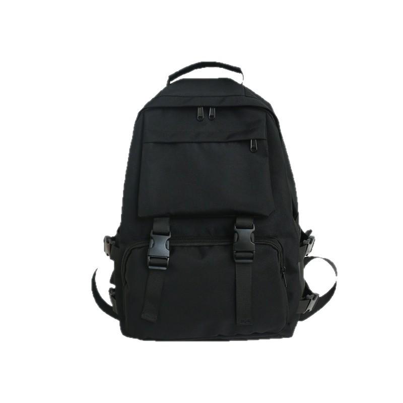 Schoolbag Japanese high-end school bag female high school large capacity backpack tooling wind backpack male ins bag