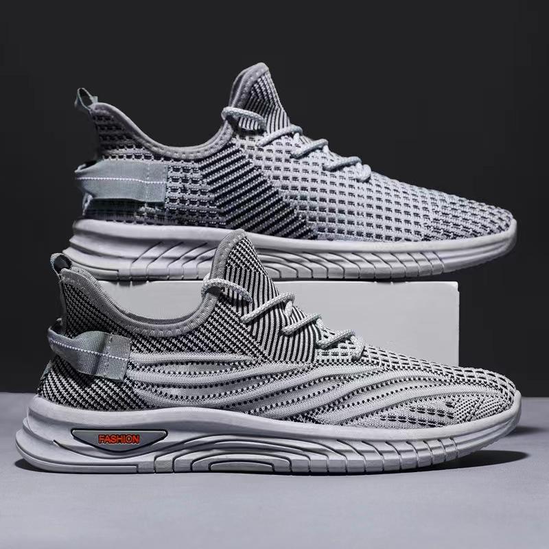 New Spring and Summer Classic Flying Mesh Breathable Men's Shoes Comfortable Casual and Fashionable Sports Shoes
