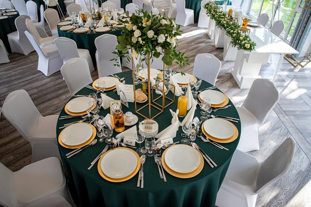 Green Tablecloth Round 320Cm Wedding Banquet
