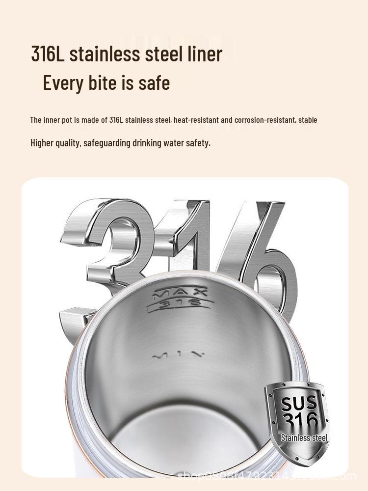Portable Smart Travel Kettle with Adjustable Temperature