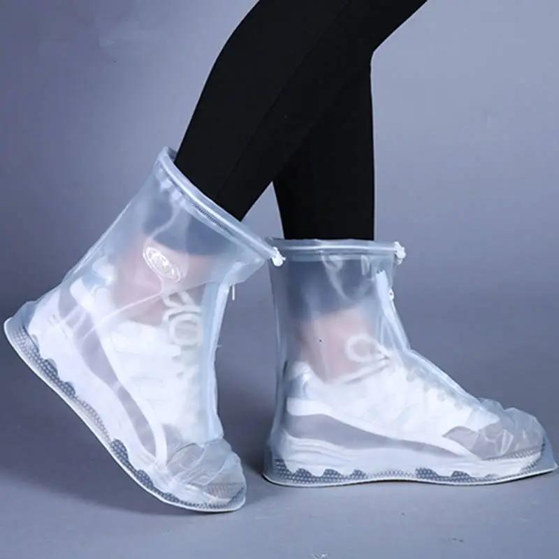 Children Shoe Cover Waterproof Silicone Sport Rain Boot Cover with Layer Non-slip Material Wear-resistant Thick Shoes Cover