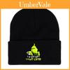 Gorro de Tricô com Estampa do Grinch com Proteção para Orelhas para Aquecimento no Inverno e Uso Unissex