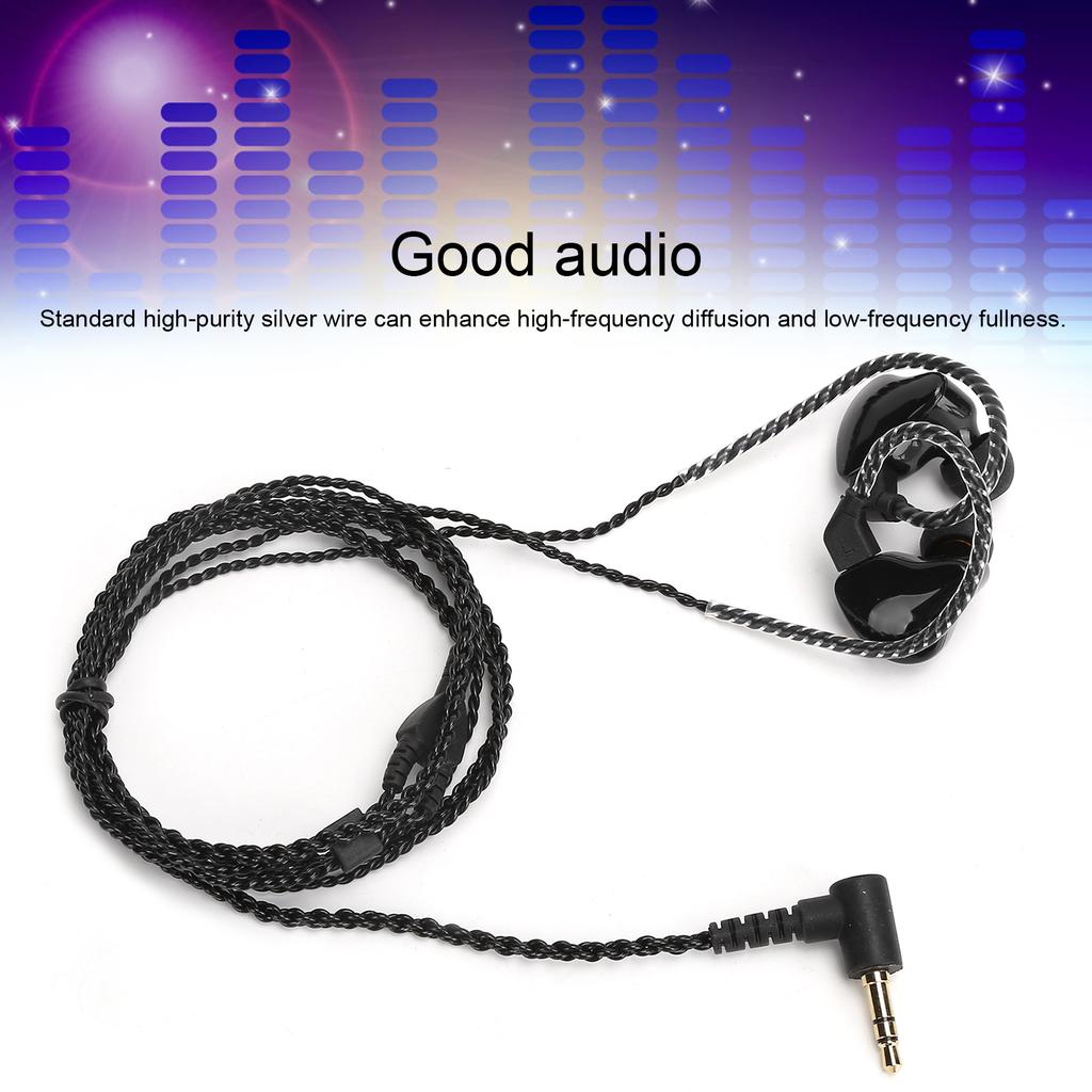 HIFI No Mic Headphones Sports Noise Reduction Heavy Bass Music Earphone Earbuds for Outdoor