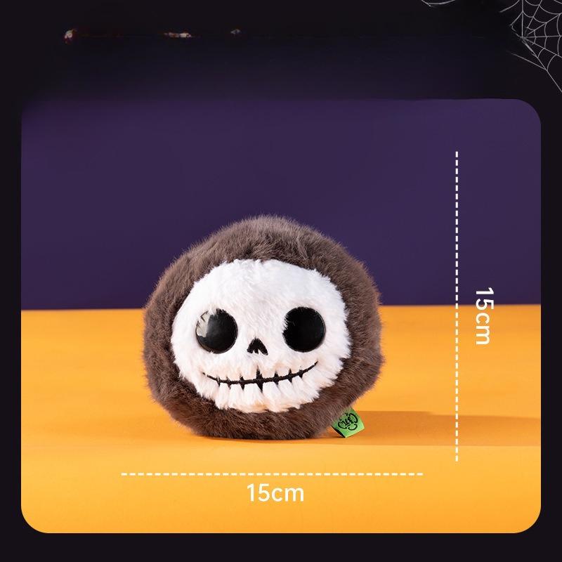 Halloween Toy Dog Plush Toy, Rabbit Fur Imitation, Durable and Bite-resistant, Halloween Doll Dog Toy
