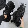 Men's shoes 2026 new spring mesh deodorant comfortable simple thick sole wear-resistant sports casual shoes dad shoes