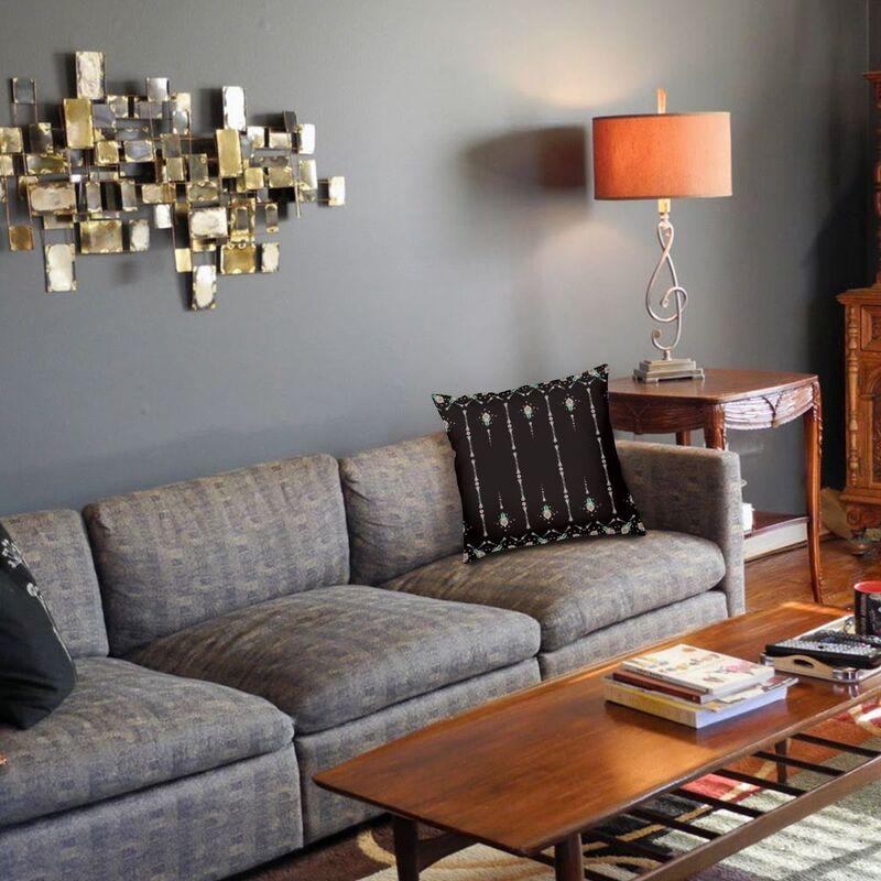 Africa Style Kabyle Jewelry Cushion Cover 40*40 Cm Polyester Amazigh Ethnic Throw Pillow Case for Living Room Sofa Pillowcase