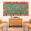 32.8ftX2.88in Leaf Border Sticker Notice Board Sticker Bulletin Board Border Trim for Classroom Chalkboard Decoration