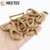 2Pcs 15-40mm Detachable Solid Brass Snap Hook Metal Swivel Lobster Buckle Backpack Carabiner Clips Clasp Dog Collar Bag Buckles