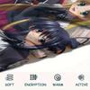 1PC Highschool Dxd Print Flannel Blanket, High Quality Comfortable for All Seasons, Home Decor, Warmth and Comfort, Perfect for Christmas Gifts