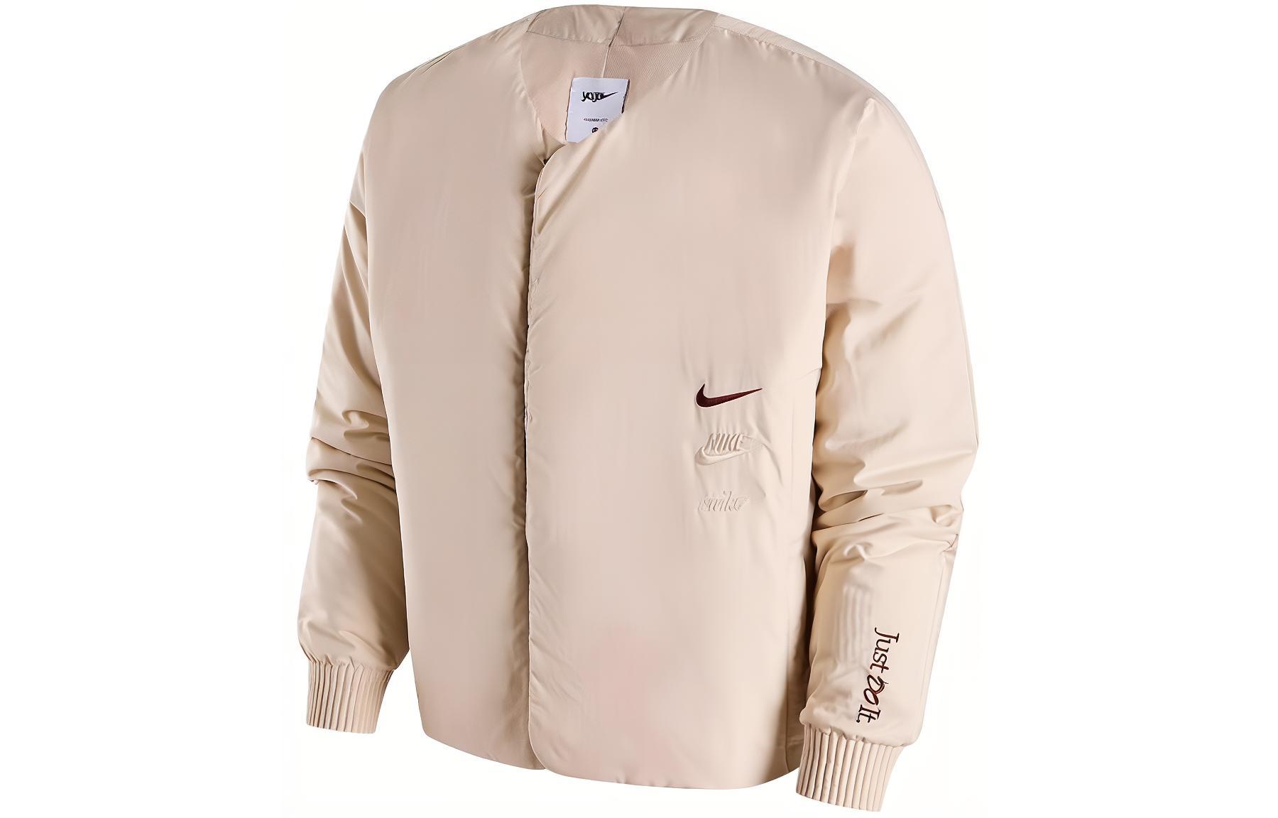 Nike Puffer Jackets Men s Khaki Moderate Puffer Jacket FZ6375-126 XXL