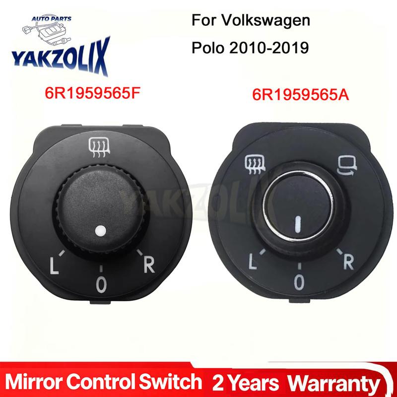 For VW Volkswagen Polo 2010 2011 2012 2013 2014 2015 2016 2017 2018 Rear View Mirror Control Switch 6R1959565F 6R1959565A