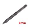 8mm Carbon Steel Air Drill Bit Car Tubeless Tire Puncture Edge File Repair Tool