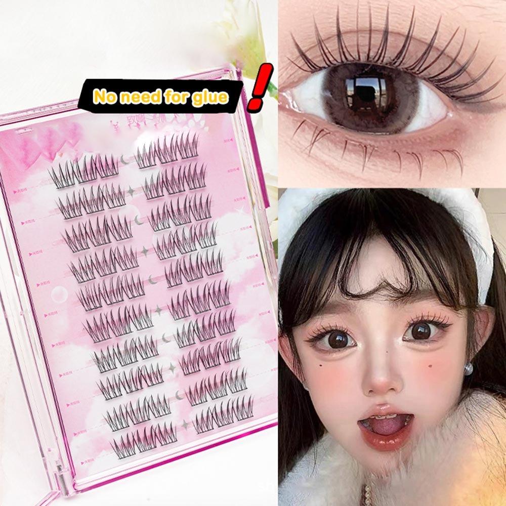 Anime Cosplay Segmentierte Falsche Wimpern Mit Jelly Klebestreifen Falsche Wimpern Manga Wimpern Wome