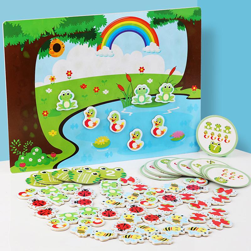 Jump Math Toy Buy New Wooden Educational Number Math Calculate Game Toy Kids ...