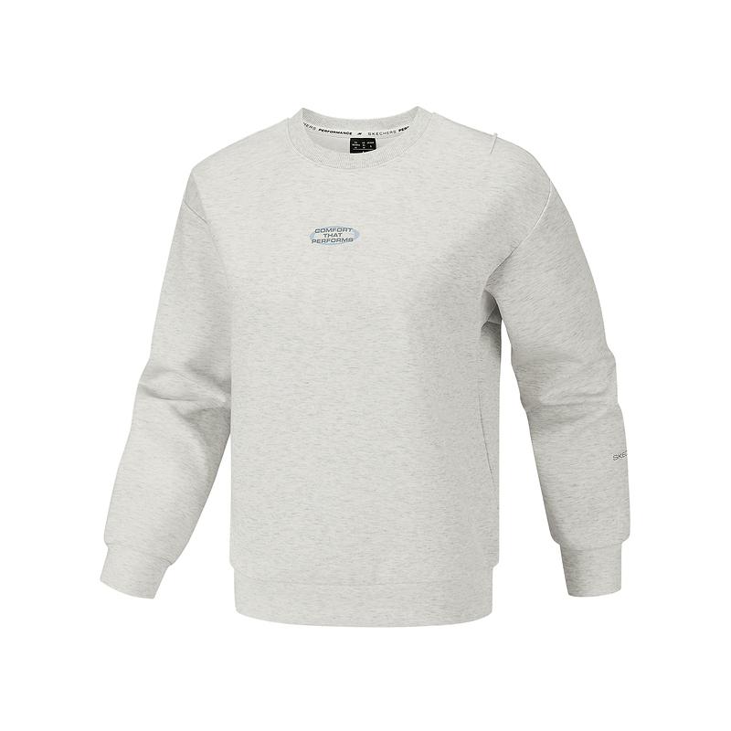 Skechers Knitted Crew Neck Sweatshirt Women tops P126W006-0248 S