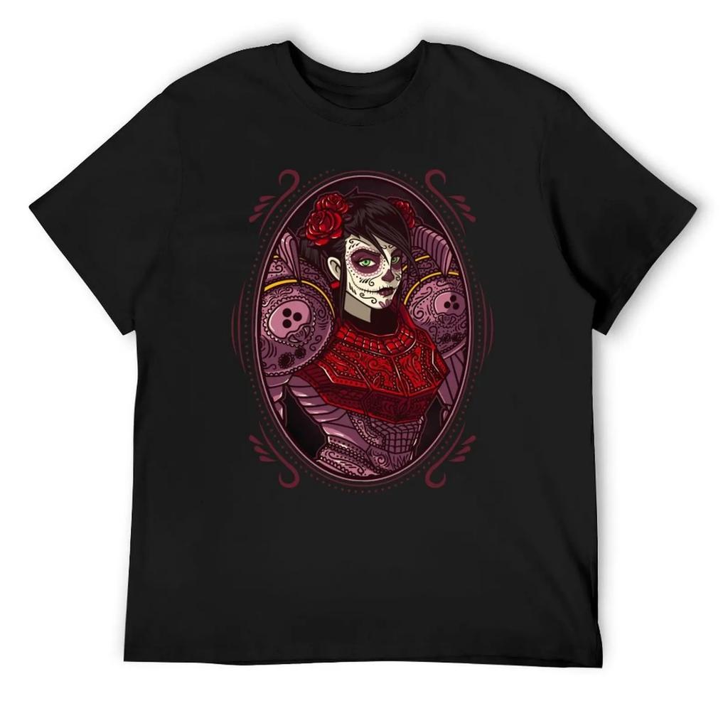 Dia De Los Metroides T-Shirt Custom T-shirts Graphic T Shirt Vintage Short Sleeve Tee Fashion Shirts T-shirt Men