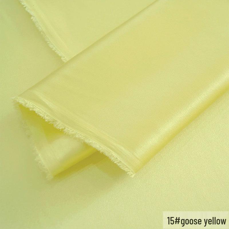 Huahong 16mm Maulbeerseide Crêpe Satin Stoff, Mehrfarbig, 114cm Breite