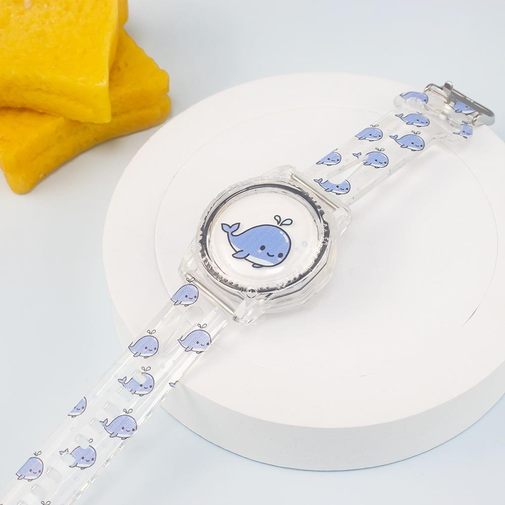 

Прозрачный защитный чехол из ПК + ТПУ, детский ремешок для часов, новый мягкий детский ремешок