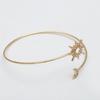 Arm Cuff Rhinestones Delicate Golden/Silver Armlet Armband Adjustable Bangle