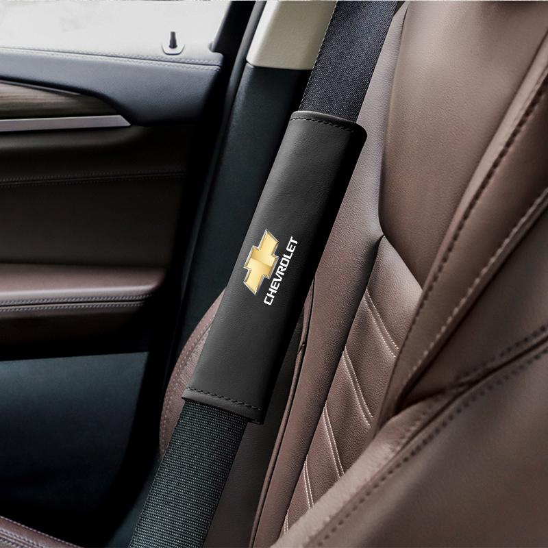 1Pcs Car Seat Safety Belt Shoulder Cover Auto Accessories For Chevrolet Spark Captiva Cruze Tracker Orlando Trax Epica Nubira