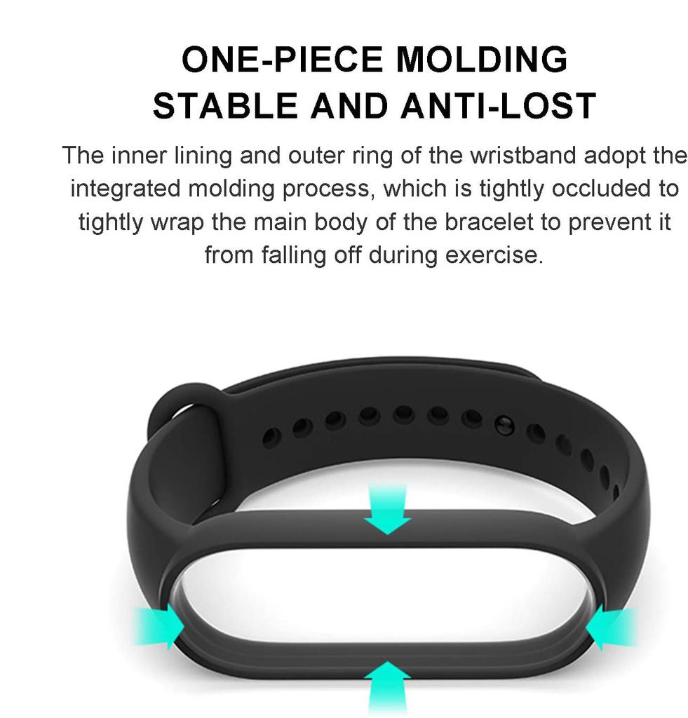 Strap for Xiaomi Mi Band 6 7 Bracelet Sport Silicone Watch Wristband Miband Band6 Band4 Correa For Xiaomi Mi Band 3 4 5 7 Straps