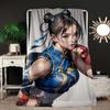 Anime Chunli Theme Pattern Flannel Printed Blanket Suitable For All Seasons Suitable For Living Room Office Sofa And Travel