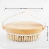 Natural Bristle Bath Brush for Removing Dead Skin Cellulite Toxin Treatment
