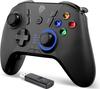 Wireless PC Controller, PC Gamepad, Steam Deck Compatible, Macro Keys, Program Editing, 2.4G Wireless, Low Latency, HD Vibration, Steam Controller,